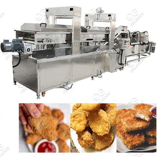 Chicken Nugget Frying Machine